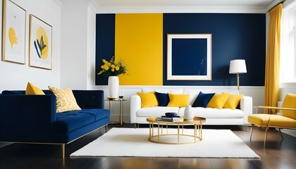 Photo interior modern design room 3d illustration
