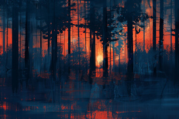 Obraz premium abstract background with effect