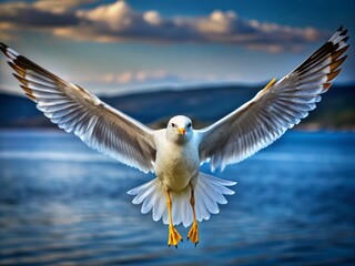 Obraz premium Majestic wingspan conveying freedom and elegance across the expanse