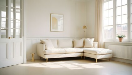 Fototapeta premium Photo interior modern design room 3d illustration