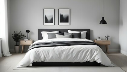 Photo interior modern design room 3d illustration