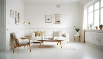 Photo interior modern design room 3d illustration
