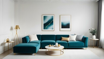 Photo interior modern design room 3d illustration