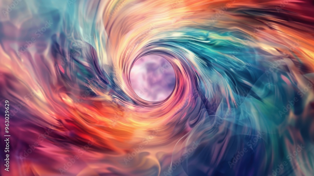 Aufkleber abstract background featuring a swirling vortex of colors that creates a dynamic sense of motion and