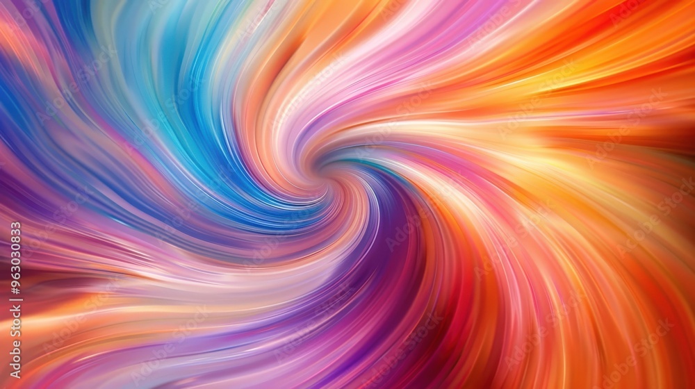 Aufkleber dynamic abstract background featuring a swirling vortex of vibrant colors, capturing the essence of 