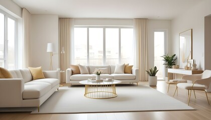 Photo interior modern design room 3d illustration