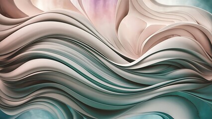 Abstract background with smooth lines and waves.