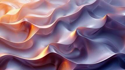 Obraz premium 3d abstract iron background texture silk wave satin wallpaper light 
