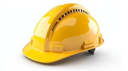 Yellow Hard Hat Construction Safety Equipment.