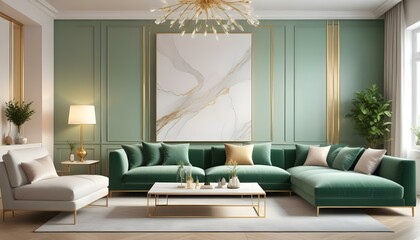 Photo interior modern design room 3d illustration