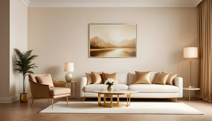 Photo interior modern design room 3d illustration