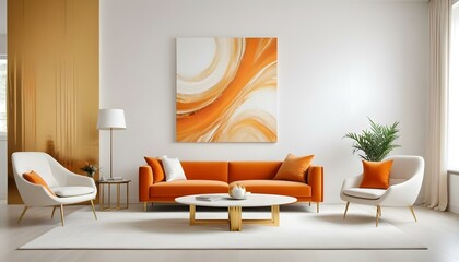 Photo interior modern design room 3d illustration