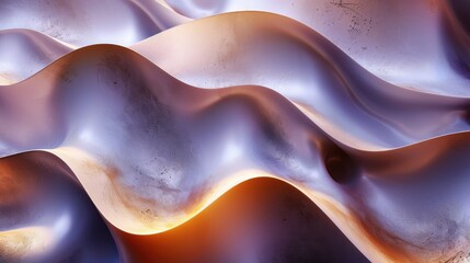 Obraz premium 3d abstract iron background texture silk wave satin wallpaper light 