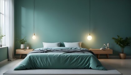 Photo interior modern design room 3d illustration