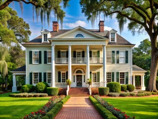 plantation house vintage traditional classic elegant charming historic heritage timeless beauty