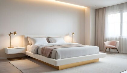 Photo interior modern design room 3d illustration