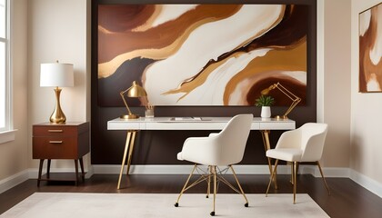 Photo interior modern design room 3d illustration