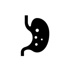 Stomach icon,flat style design
