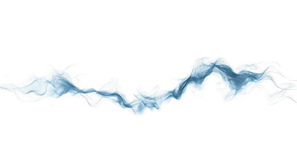 Fototapeta premium Abstract Glitch Art Background with Blue Wave Pattern