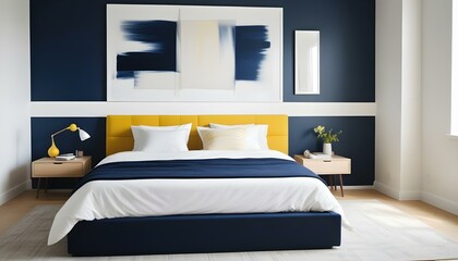 Photo interior modern design room 3d illustration