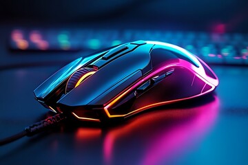 Modern stylish gaming computer mouse