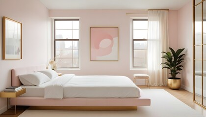 Photo interior modern design room 3d illustration