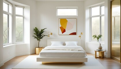 Photo interior modern design room 3d illustration
