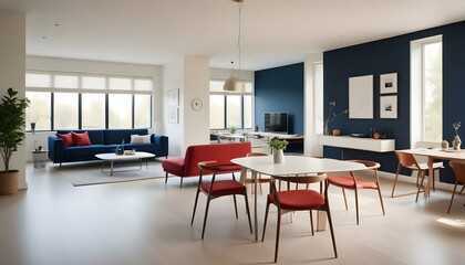 Photo interior modern design room 3d illustration