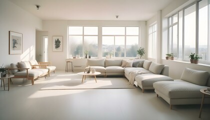 Fototapeta premium Photo interior modern design room 3d illustration