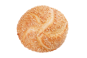 german bread roll with sesame seeds known as Sesambroetchen