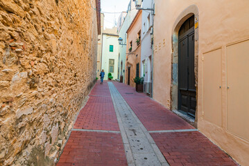 the beautiful town of Begur, a gem of the Costa Brava, Calalonia, Girona, Spain
