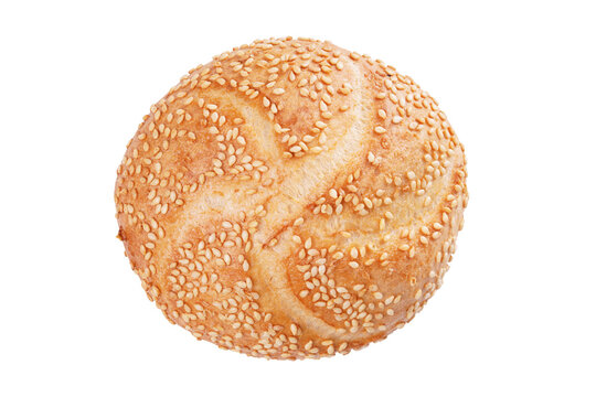 german bread roll with sesame seeds known as Sesambroetchen