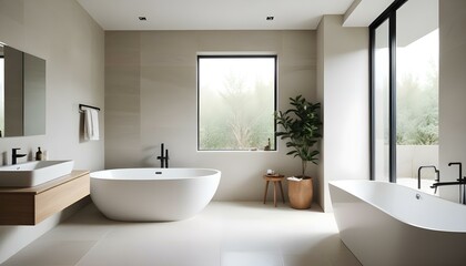 Photo interior modern design room 3d illustration