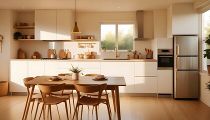 Fototapeta premium Photo interior modern design room 3d illustration