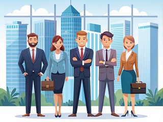 Fototapeta premium Business illustration