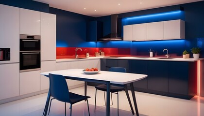 Photo interior modern design room 3d illustration