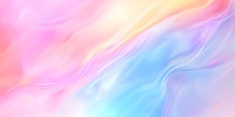 Obraz premium Lines Abstract pastel color holographic blurred gradient background