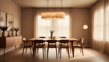 Fototapeta premium Photo interior modern design room 3d illustration