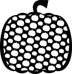 Autumn pumpkin. Fall squash illustration vector