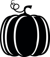 Autumn pumpkin. Fall squash illustration vector