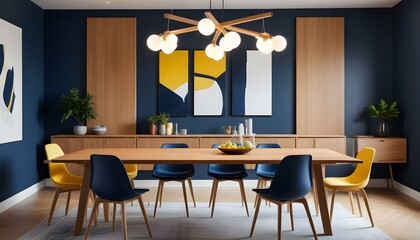 Photo interior modern design room 3d illustration