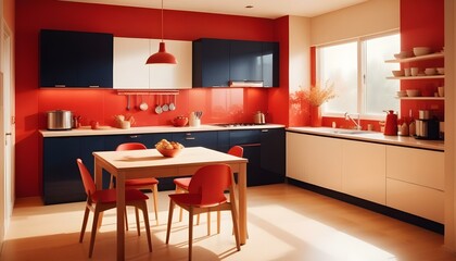 Fototapeta premium Photo interior modern design room 3d illustration