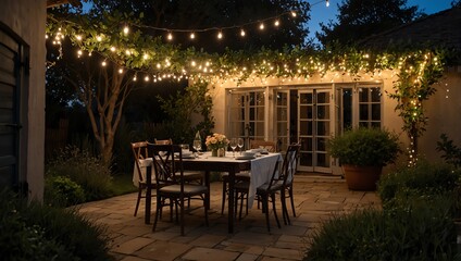 Fototapeta premium restaurant in the morning