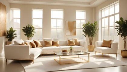 Photo interior modern design room 3d illustration