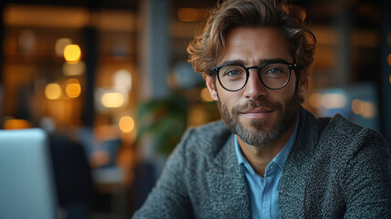 The job seeker researches the company online, getting ready for an upcoming interview.
