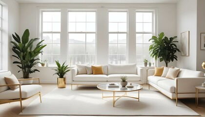 Photo interior modern design room 3d illustration