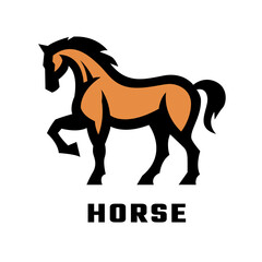 Horse logo, symbol.
