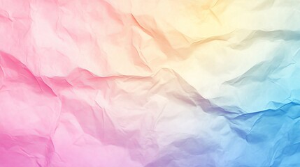 Obraz premium Pastel colored crumpled paper texture