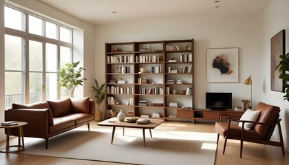 Photo interior modern design room 3d illustration