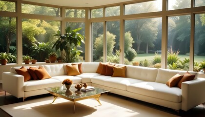 Obraz premium Photo interior modern design room 3d illustration